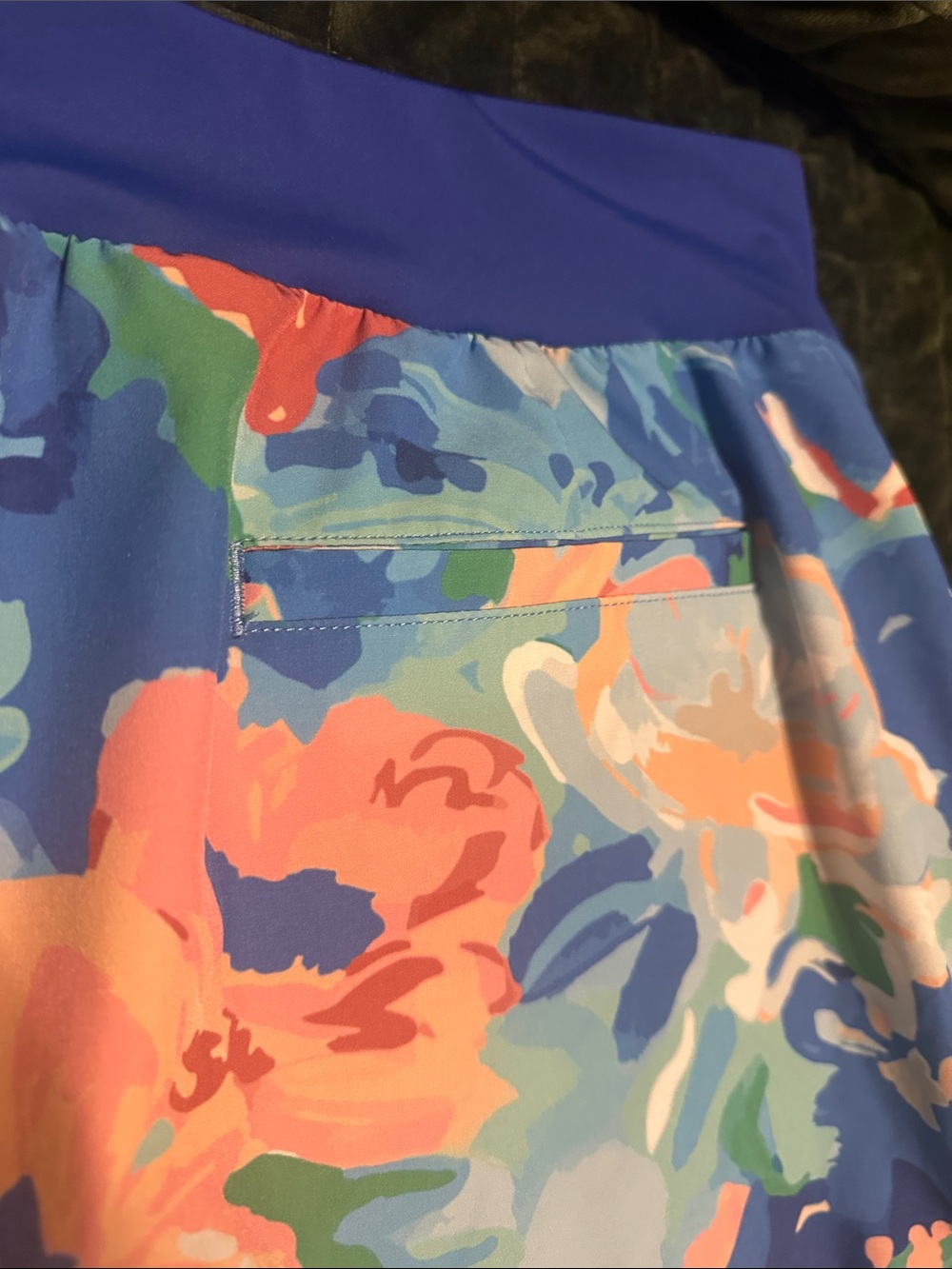 Walter Hagen Multicolor Floral Mini Skirt in Blue, Coral, Green - Picture 7 of 10